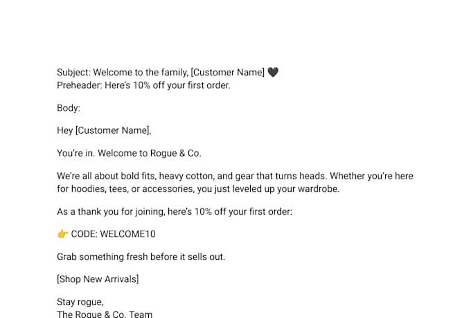 write shopify email marketing and abandoned cart flows